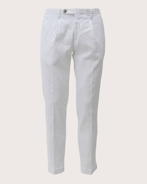 Michael Coal Pantalone in lino e cotone Frederick