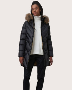 Giubbino Blauer lungo con cappuccio Althea