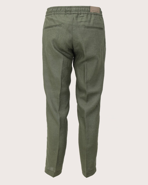 Michael Coal Pantalone in Lino Adam