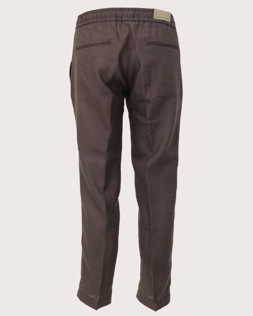 Michael Coal Pantalone in Lino Adam