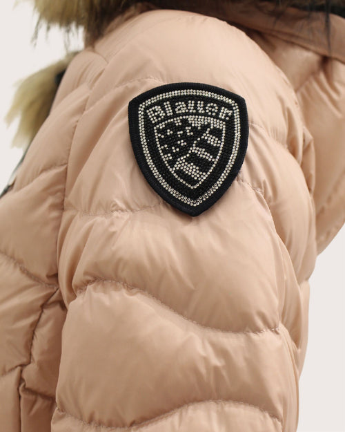 Blauer Giubbino Aldie ondina con pelliccia