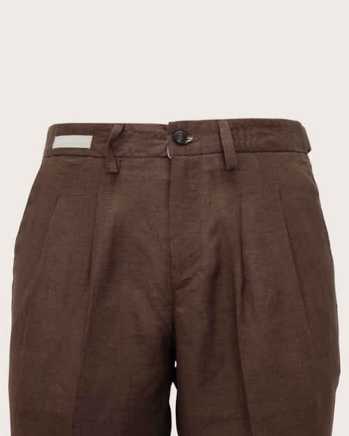 Label Route Pantalone in lino Marcus