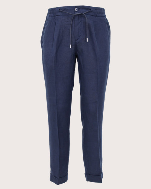 No Lab Pantalone in misto lino Traveller
