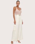 Twinset Pantalone misto lino