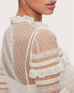 Twinset Abito tulle plumetis