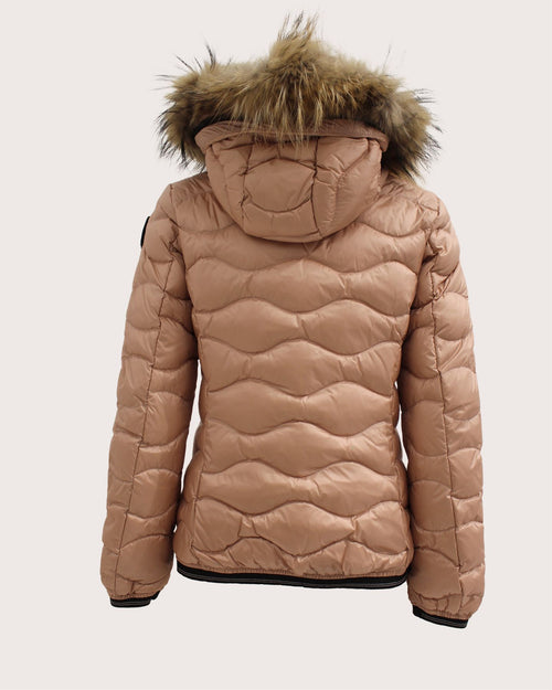 Blauer Giubbino Aldie ondina con pelliccia