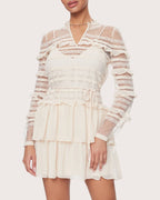 Twinset Abito tulle plumetis