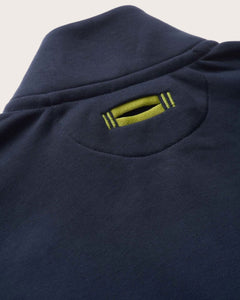 Blauer Felpa con zip