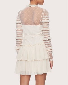 Twinset Abito tulle plumetis