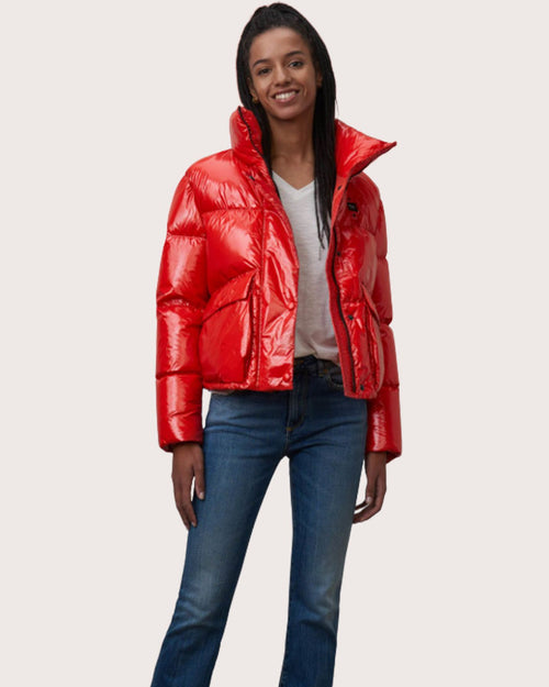 Blauer Giubbino crop Charlotte