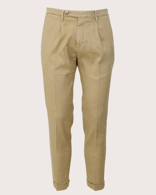 Michael Coal Pantalone in lino e cotone Frederick
