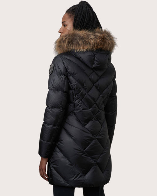 Giubbino Blauer lungo con cappuccio Althea