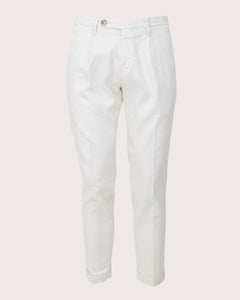 Michael Coal Pantalone in lino e cotone Frederick