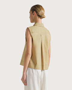 Seventy Camicia smanicata in cotone stretch