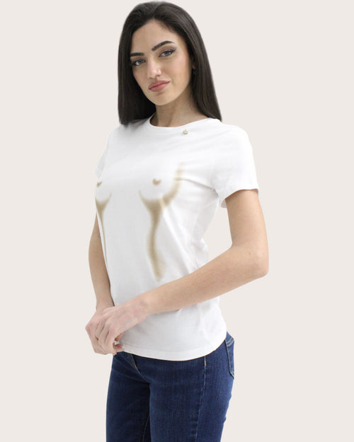 T-shirt in cotone stampa morph MA00741E2