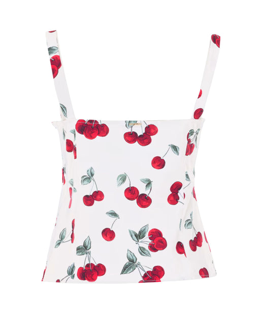 Twinset Top Cherry in cotone