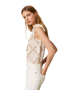 Twinset Maglia stampa floreale