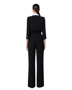 Elisabetta Franchi Tuta con foulard pois