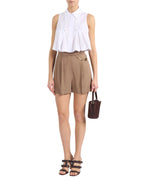 Elisabetta Franchi short con catena gioiello