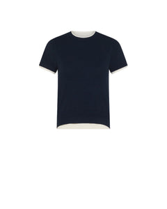 19.70 By Seventy Maglia con bordi in contrasto colore