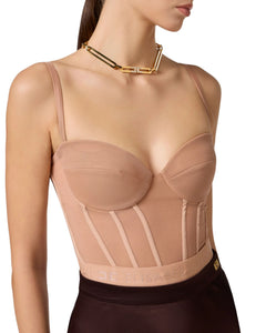 Elisabetta Franchi Body Lingerie Nude