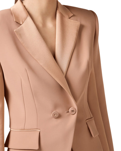 Elisabetta Franchi Giacca con inserti in raso