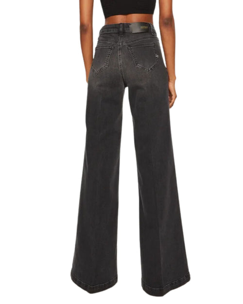 Jeans vita alta con borchie DS0011