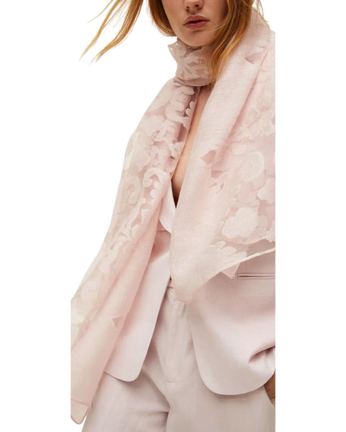 Twinset Stola in pizzo con trasparenze