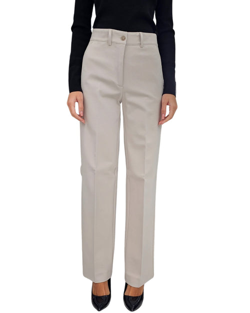 Pantalone stretch elegante a gamba dritta PT1202 460210