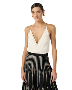 Elisabetta Franchi top body in georgette