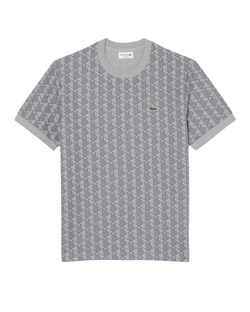 Lacoste t-shirt stampa logo monogram