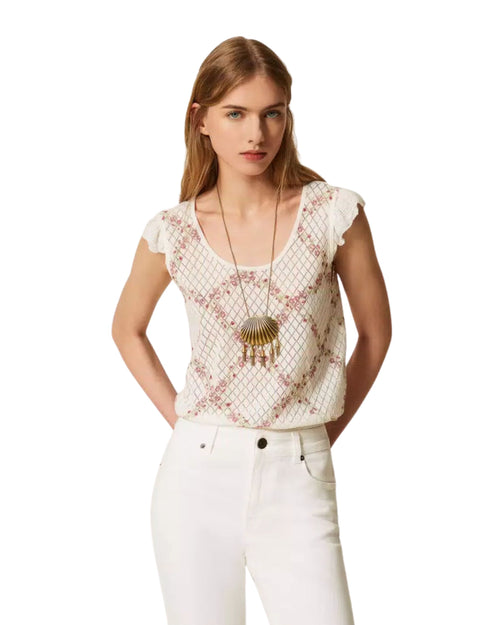 Twinset Maglia stampa floreale