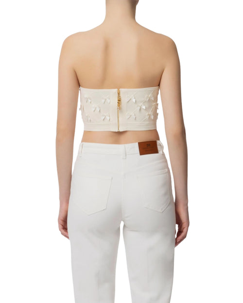 Elisabetta Franchi Top con fiocchi