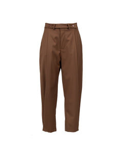 Pantalone carrot fit con pinces Columbus