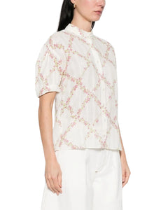 Twinset Camicia stampa floreale in cotone