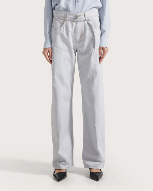 Seventy Pantalone denim wide leg