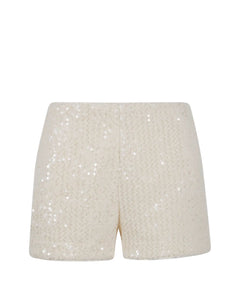 Twinset shorto con paillettes