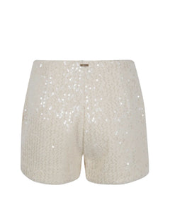 Twinset shorto con paillettes