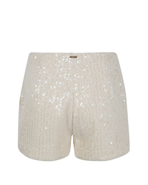 Twinset shorto con paillettes