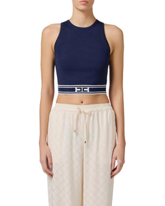 Elisabetta Franchi Top Cropped