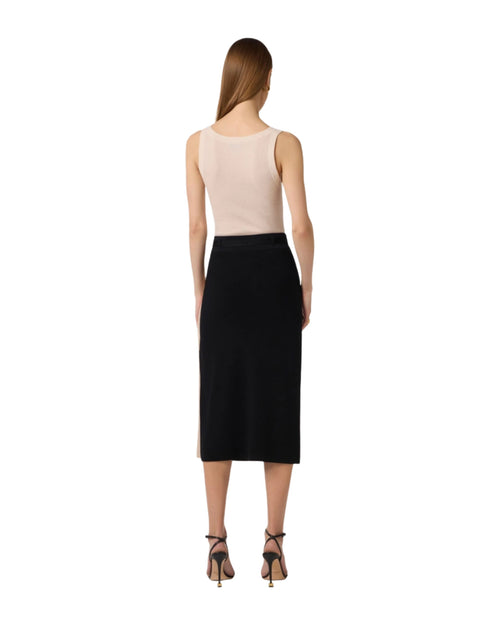 Elisabetta Franchi Top in maglia con stampa logo
