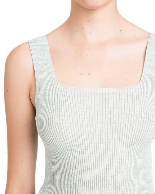 Twinset top in lino e lurex