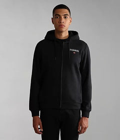 Napapijri Felpa con cappuccio e zip in cotone