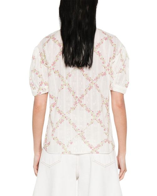 Twinset Camicia stampa floreale in cotone