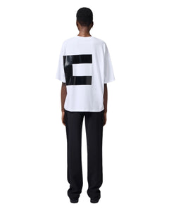 Elisabetta Franchi T-Shirt Over con macro logo