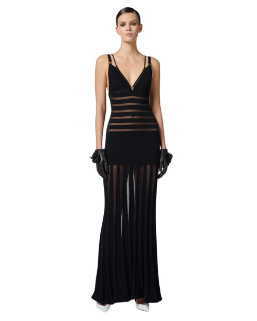 Elisabetta Franchi Abito Red Carpet a righe