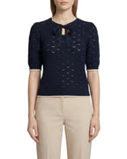 Twinset Maglia in filo con laccetto