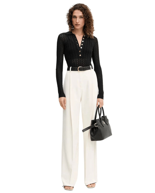Elisabetta Franchi Pantalone over con pinces