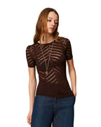 Twinset maglia macro chevron
