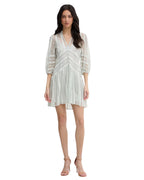 Twinset Abito in pizzo scollo V